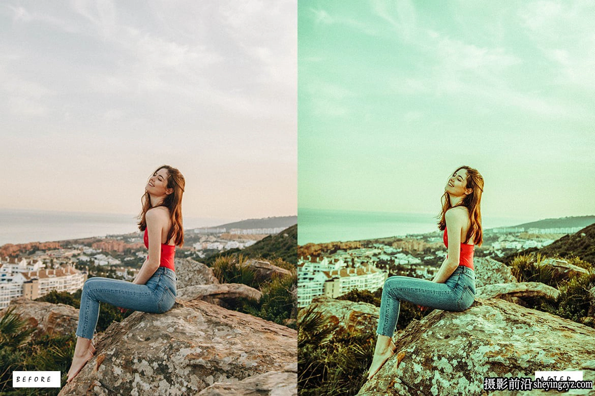 复古电影人像lr预设ACR预设 Beach Vibes Blogger Lightroom Presets