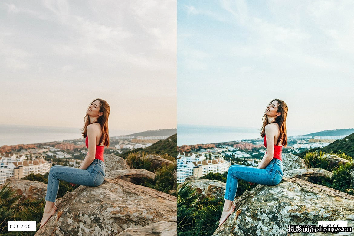 复古电影人像lr预设ACR预设 Beach Vibes Blogger Lightroom Presets