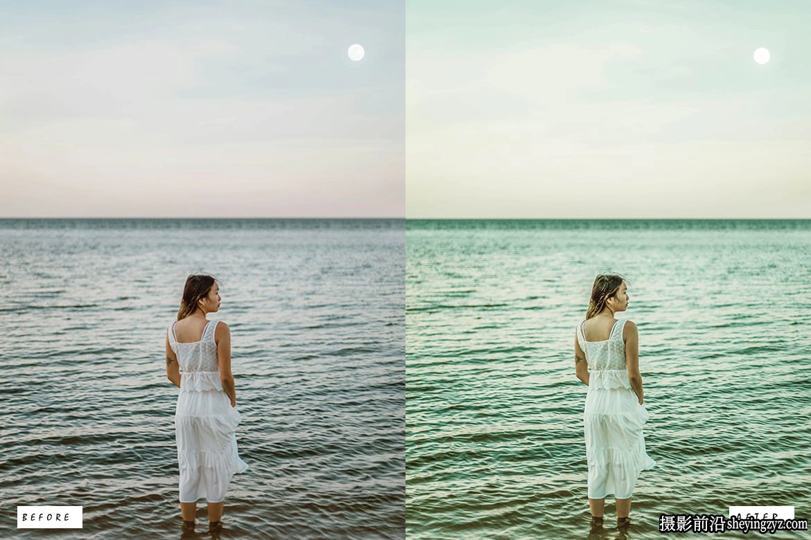 复古电影人像lr预设ACR预设 Beach Vibes Blogger Lightroom Presets