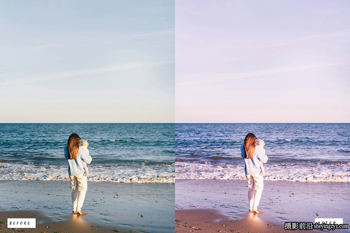 复古电影人像lr预设ACR预设 Beach Vibes Blogger Lightroom Presets