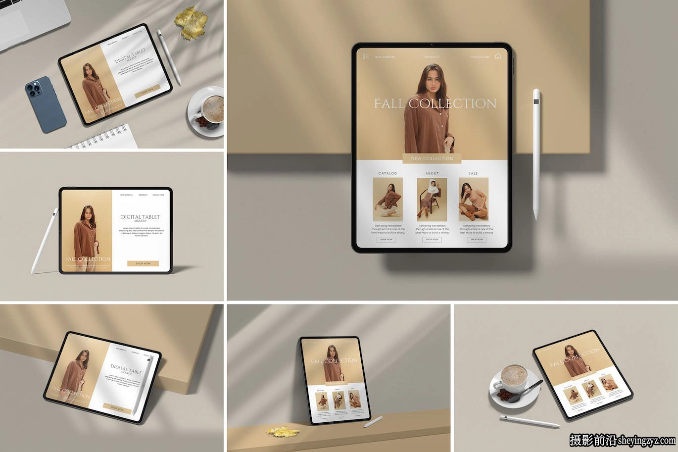 iPadPro平板电脑样机,iPad平板样机模型
