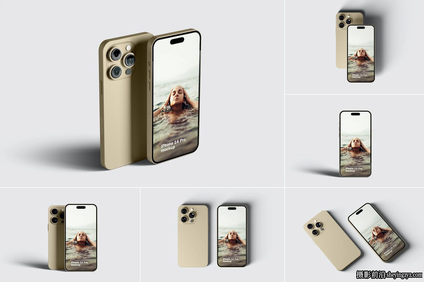 iPhone14Pro样机模型,手机产品样机模型