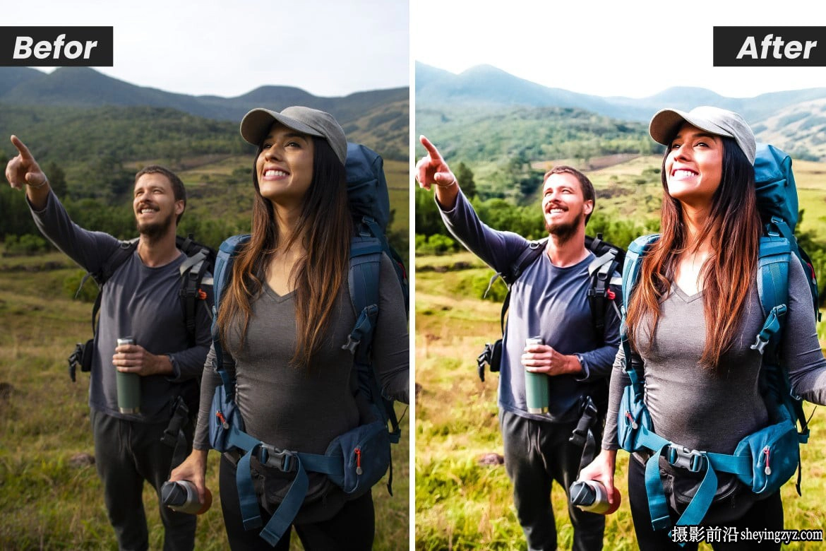 旅拍自然光电影人像lr预设ACR调色预设 Natural Lightroom Presets