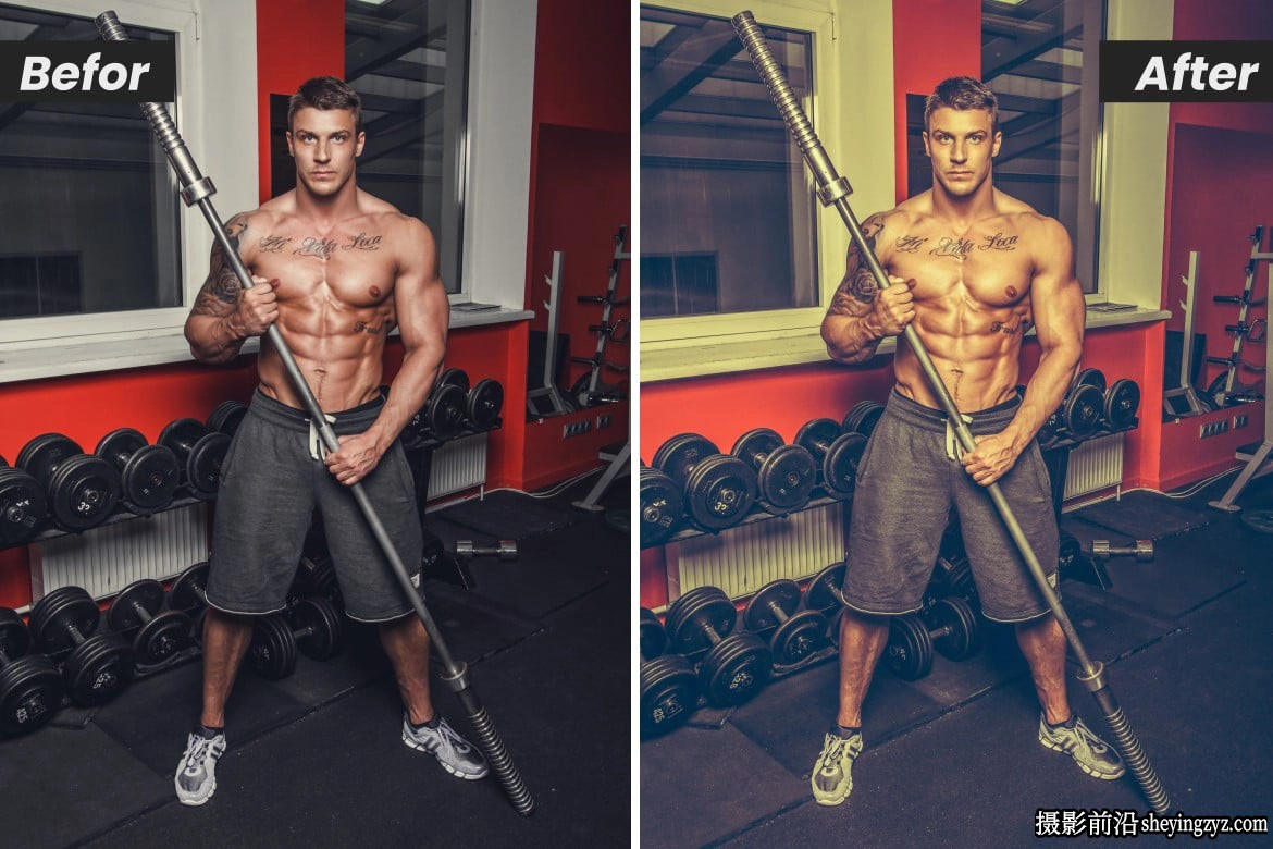 健身人像调色lr预设ACR预设 Fitness Influencer Lightroom Presets