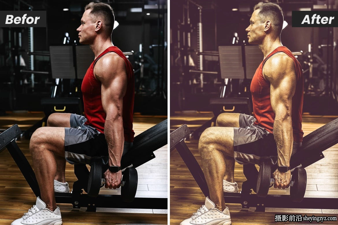 健身人像调色lr预设ACR预设 Fitness Influencer Lightroom Presets