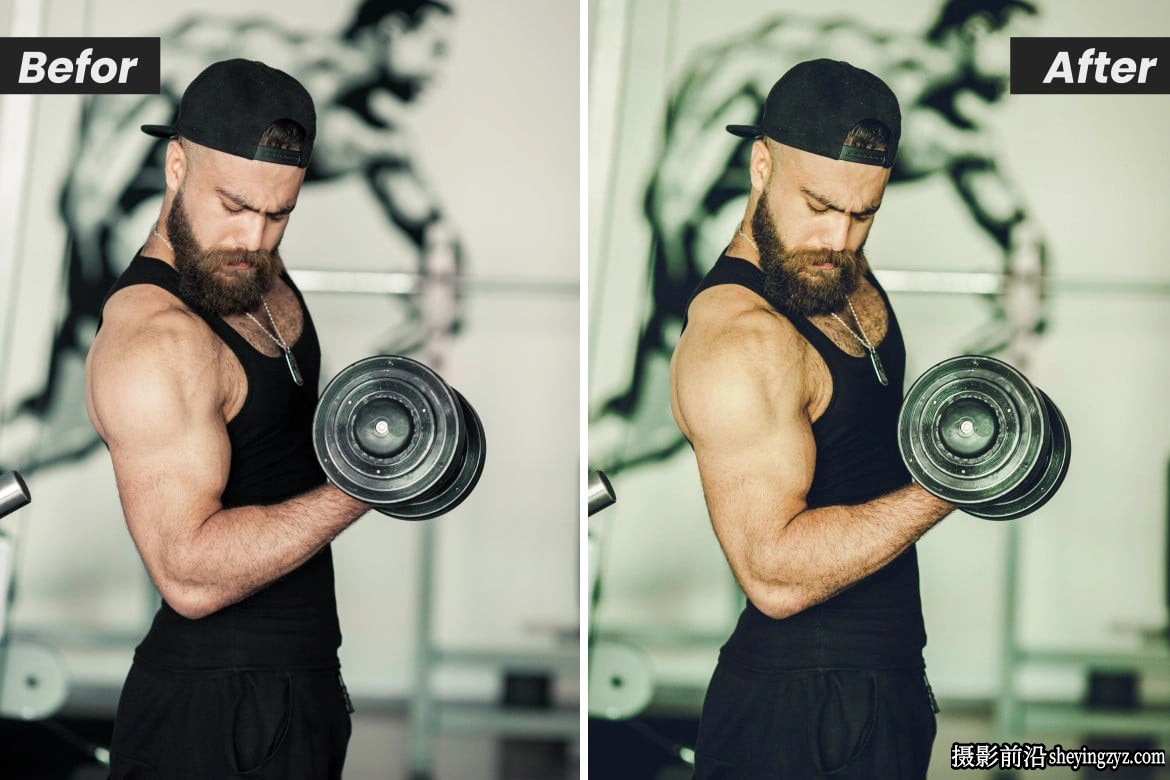 健身人像调色lr预设ACR预设 Fitness Influencer Lightroom Presets