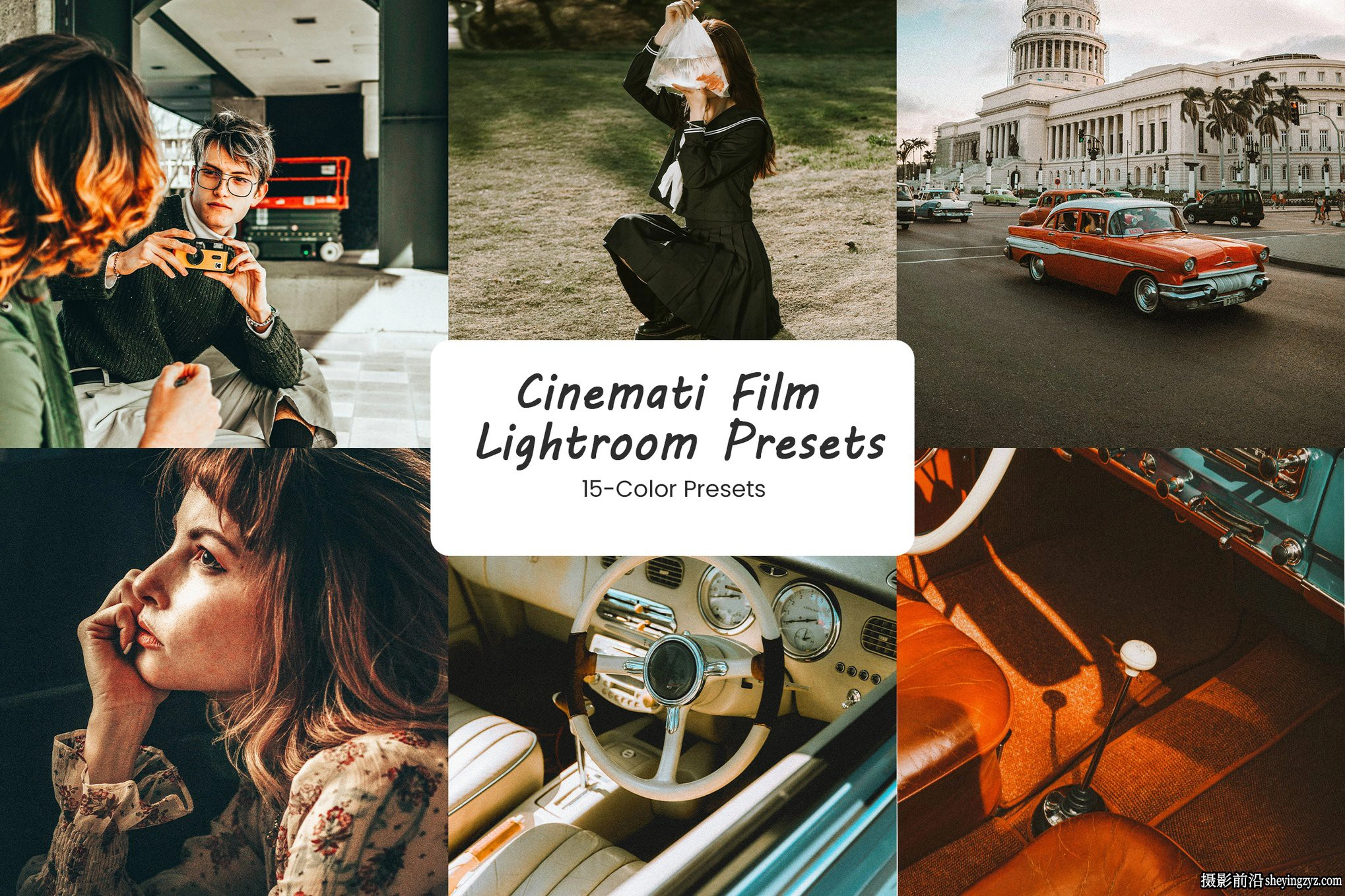 复古电影胶片色彩lr预设ACR调色预设 Cinemati Lightroom Presets