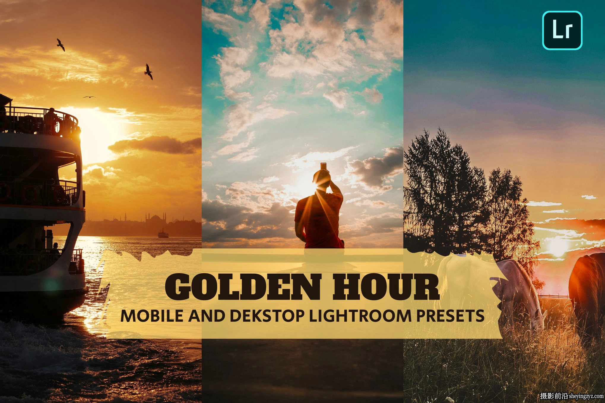 黄金时段电影风光lr预设手机lr预设 Golden Hour Lightroom Presets