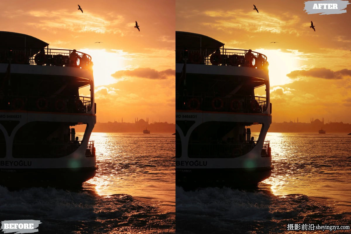 黄金时段电影风光lr预设手机lr预设 Golden Hour Lightroom Presets