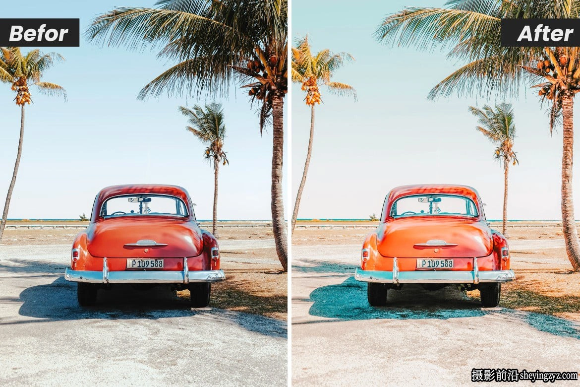 夏季旅行电影色彩LR预设ACR预设 Summer Travel Lightroom Presets