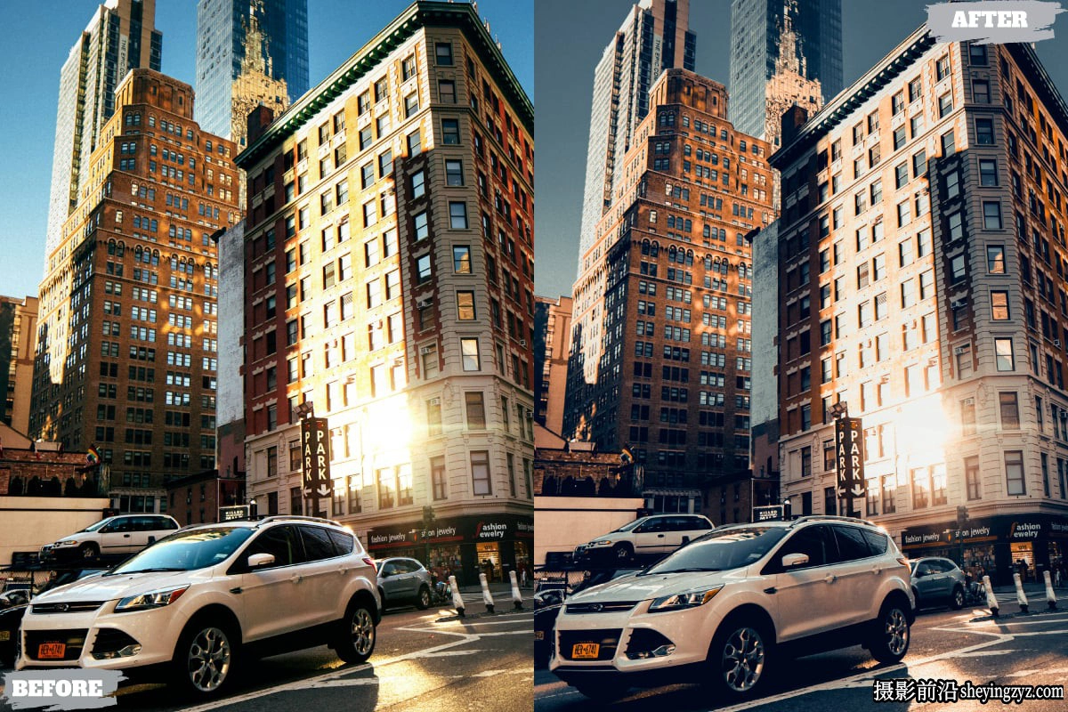 城市建筑风光调色lr预设S手机版lr预设 Cityscape Lightroom Presets