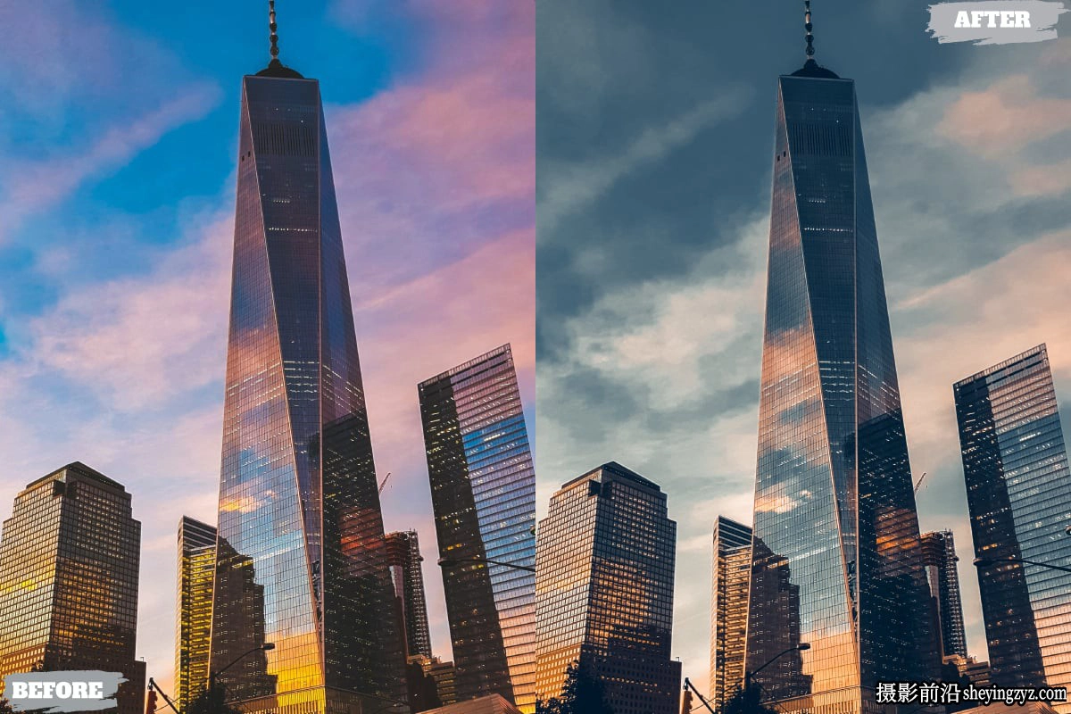 城市建筑风光调色lr预设S手机版lr预设 Cityscape Lightroom Presets