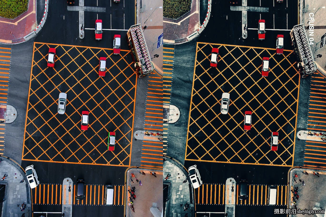 AI自适应城市建筑风光摄影AI人工智能LR调色预设及电影调色LUT预设