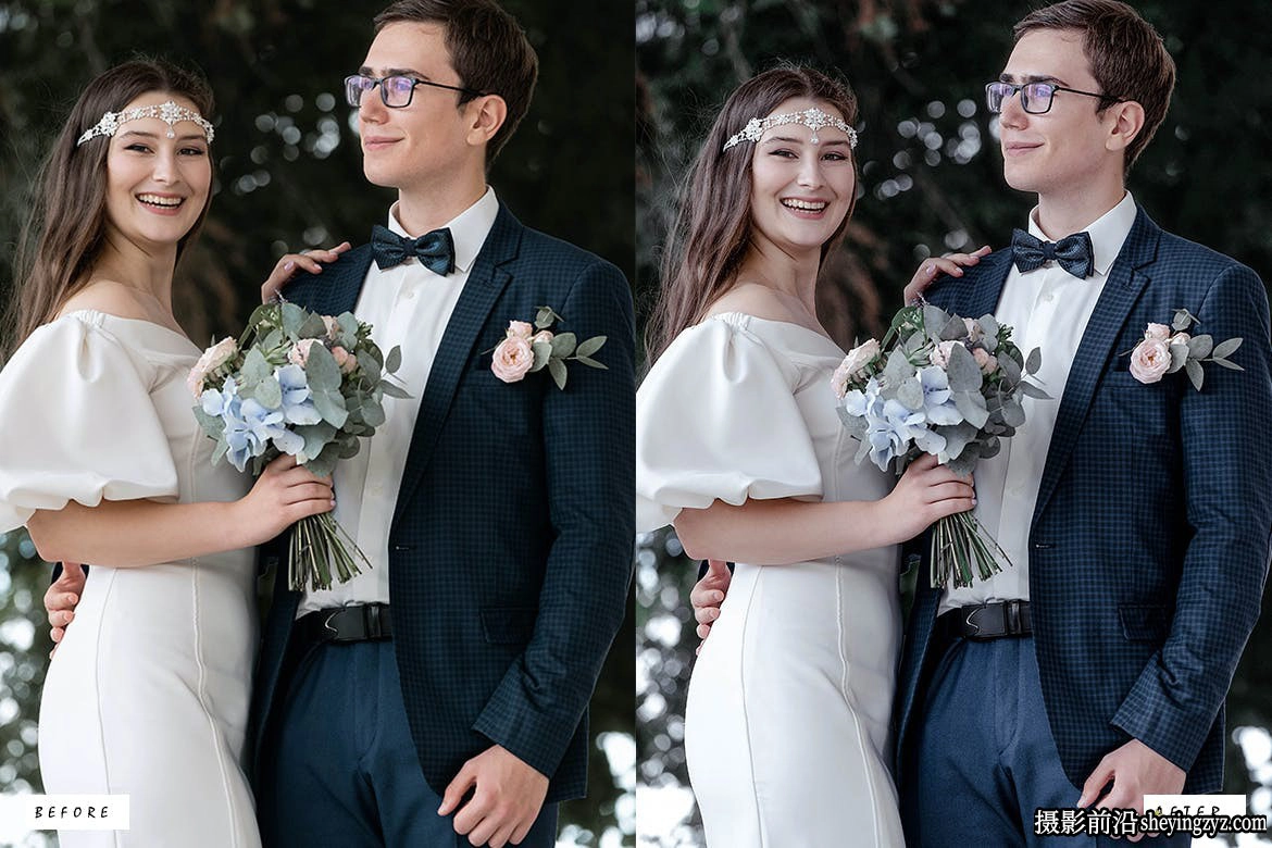 情绪婚礼胶片人像LR预设ACR预设 Moody Wedding Lightroom Presets