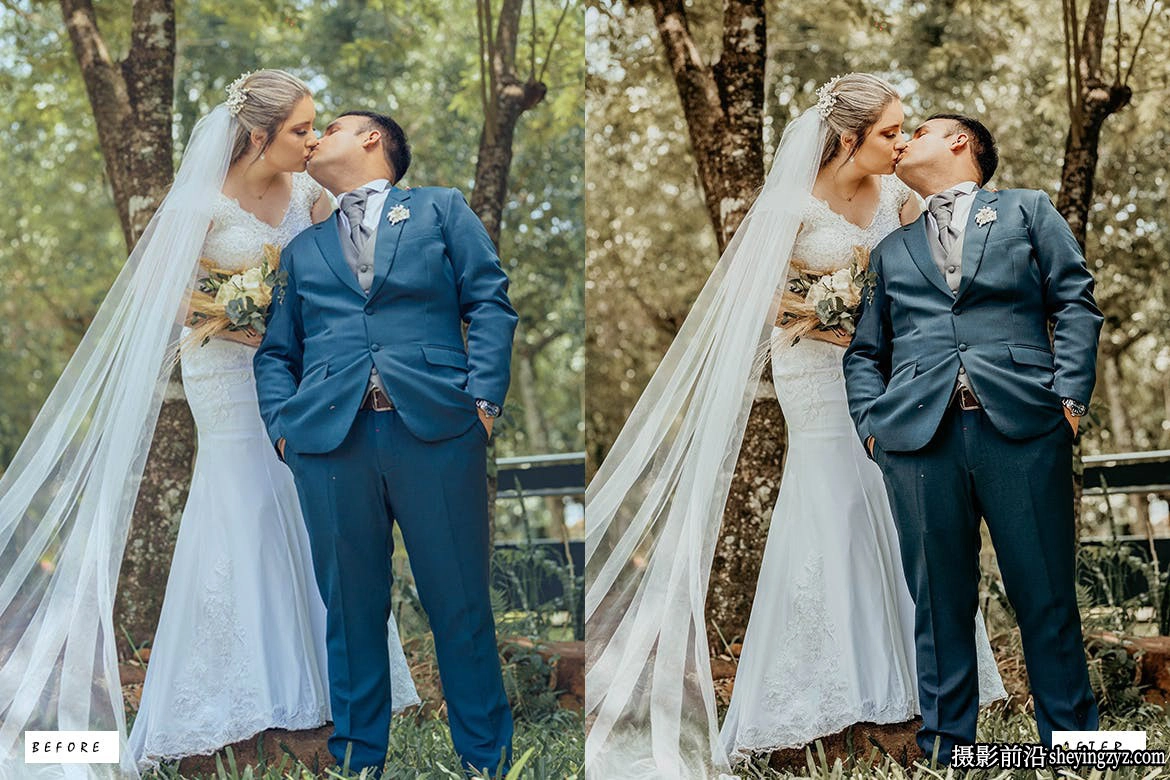 情绪婚礼胶片人像LR预设ACR预设 Moody Wedding Lightroom Presets