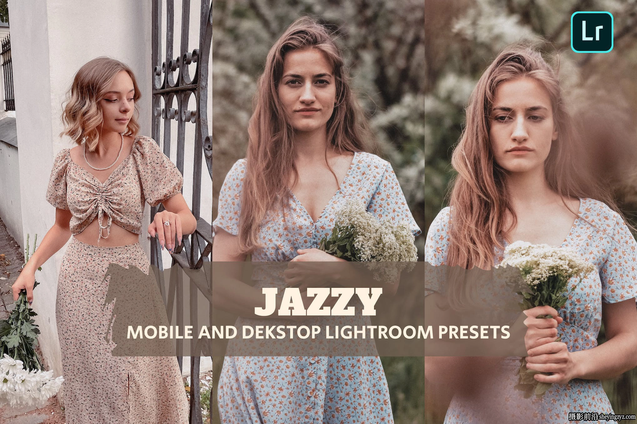 复古风格胶片人像LR预设及手机版LR预设 Jazzy Lightroom Presets