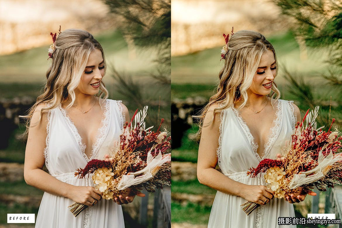 优雅电影婚礼胶片LR预设ACR预设Elegant Wedding Lightroom Presets