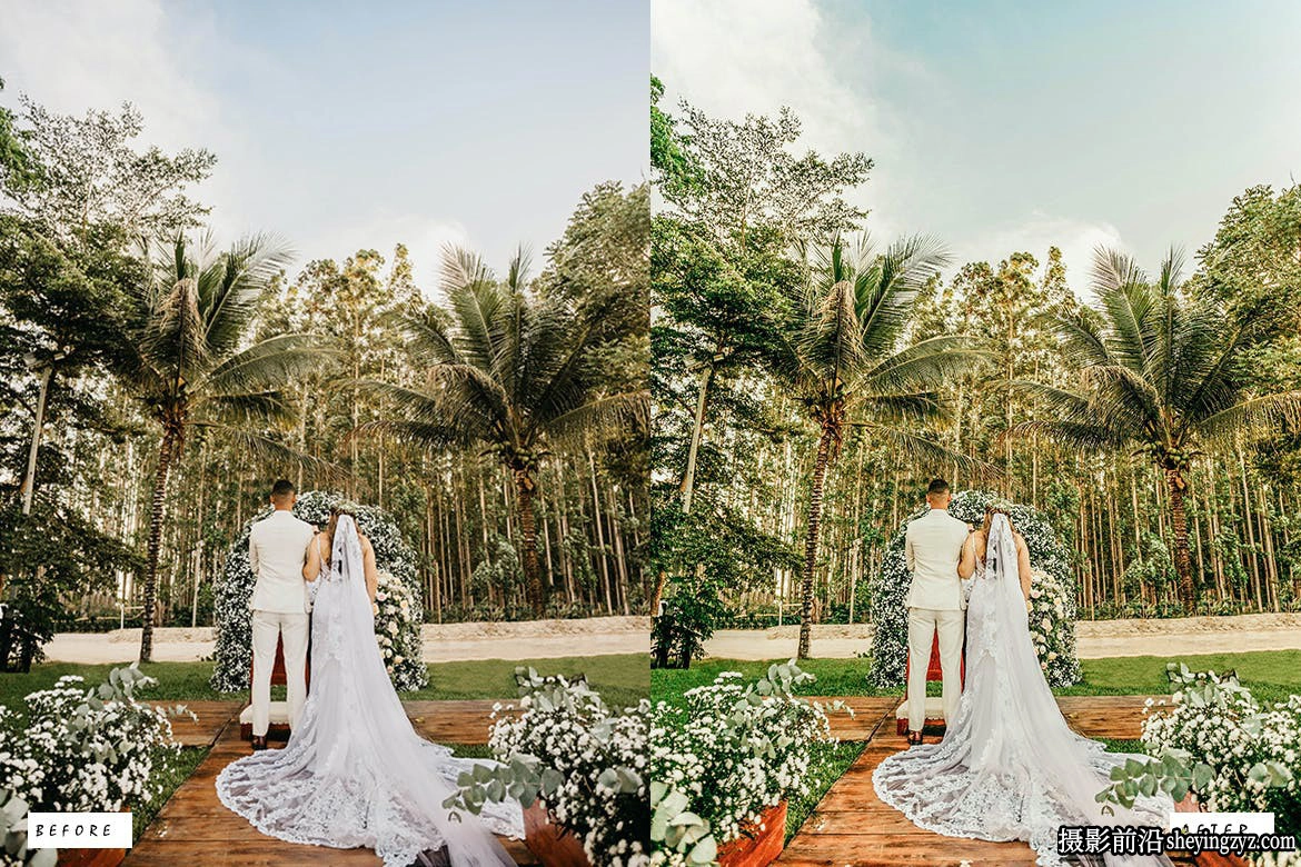 优雅电影婚礼胶片LR预设ACR预设Elegant Wedding Lightroom Presets
