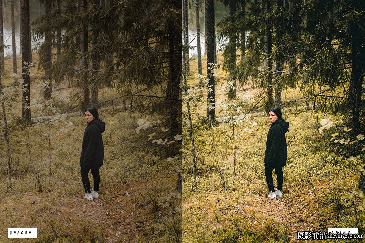 旅拍森系电影人像调色LR预设ACR预设 Adventure Lightroom Presets