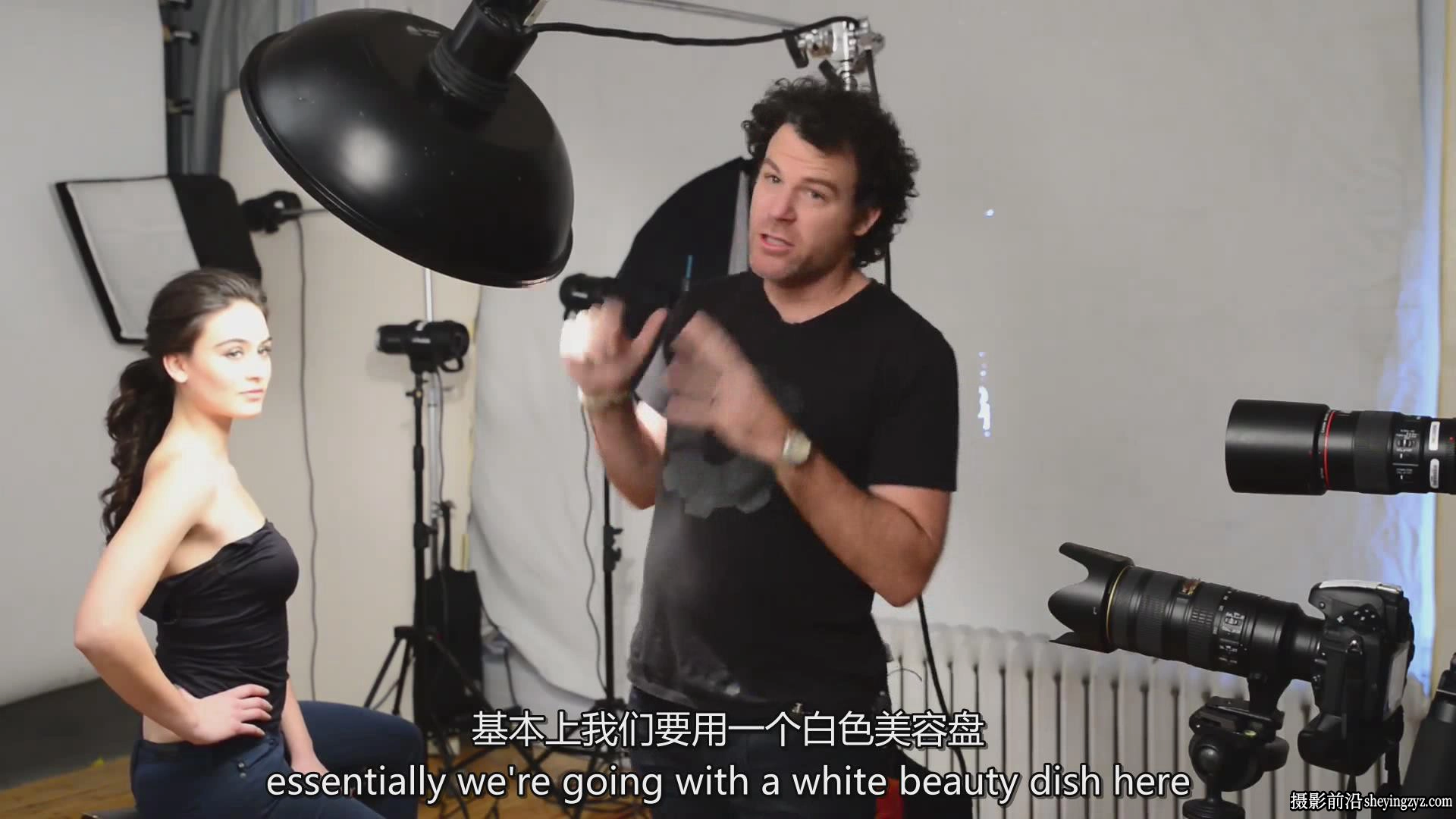 Fstoppers-Peter Hurley完美人像面部摄影布光完整教程-独家中英字幕