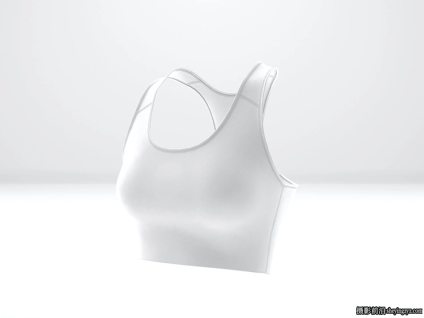 女性短款上衣运动服样机,运动服样机