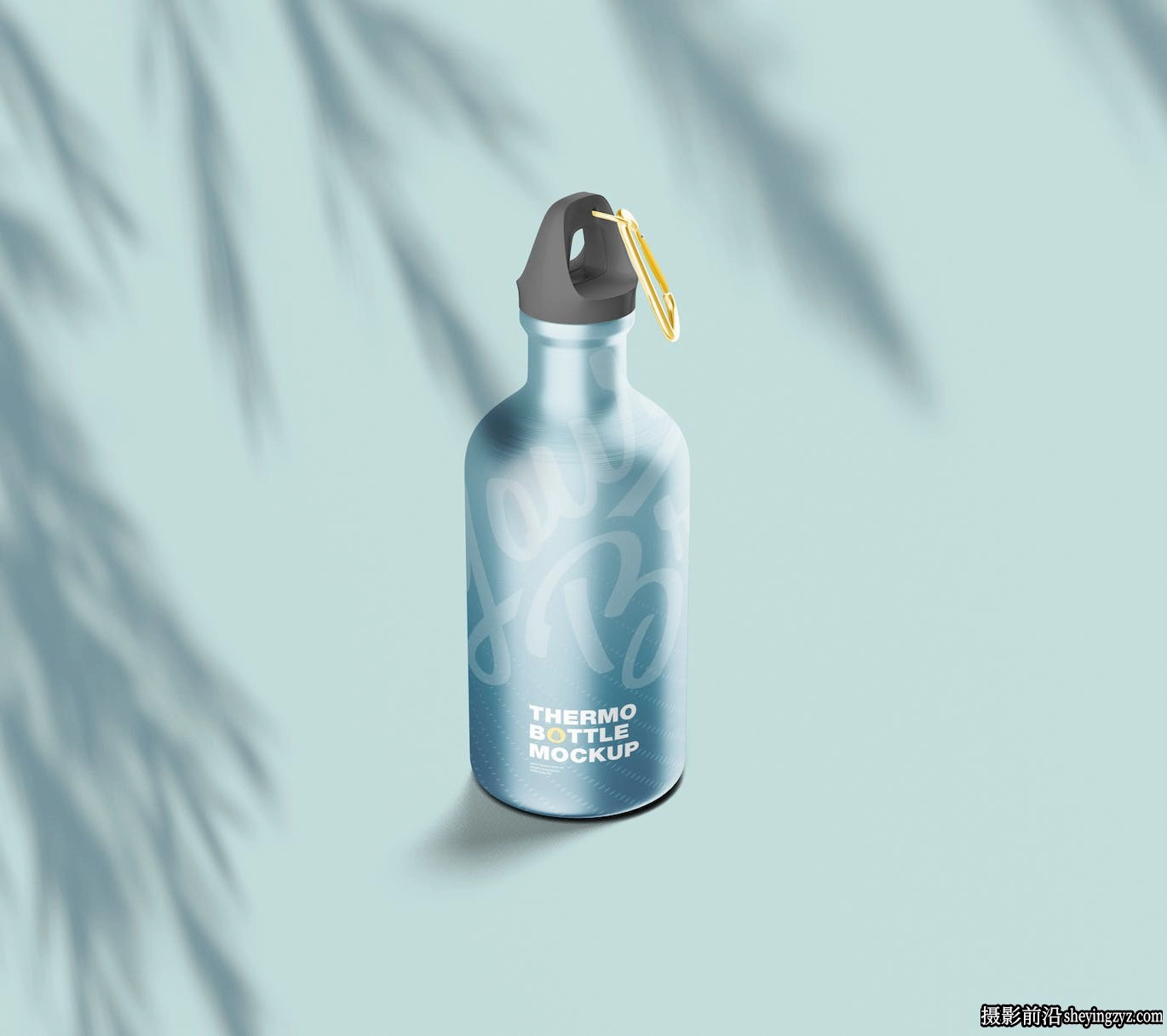 金属运动水杯样机,运动水壶样机模型