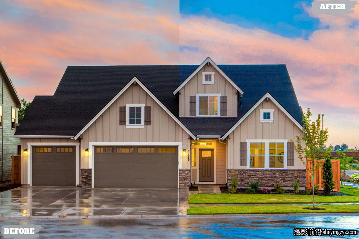 房地产建筑摄影调色LR预设手机lr预设 Real Estate Lightroom Presets