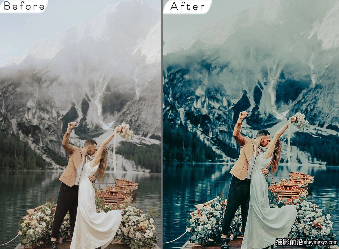 复古胶片婚礼人像LR预设及手机lr预设 Wedding Lightroom Presets