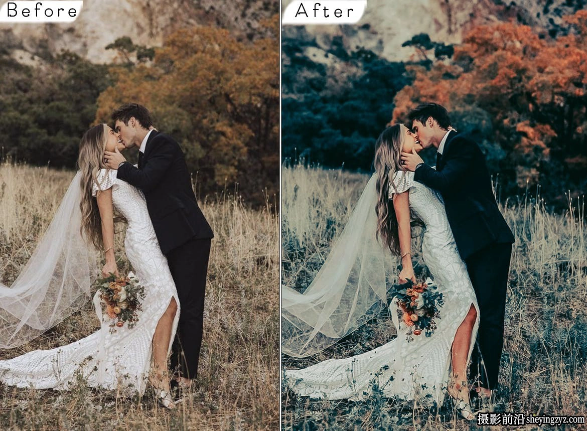 复古胶片婚礼人像LR预设及手机lr预设 Wedding Lightroom Presets