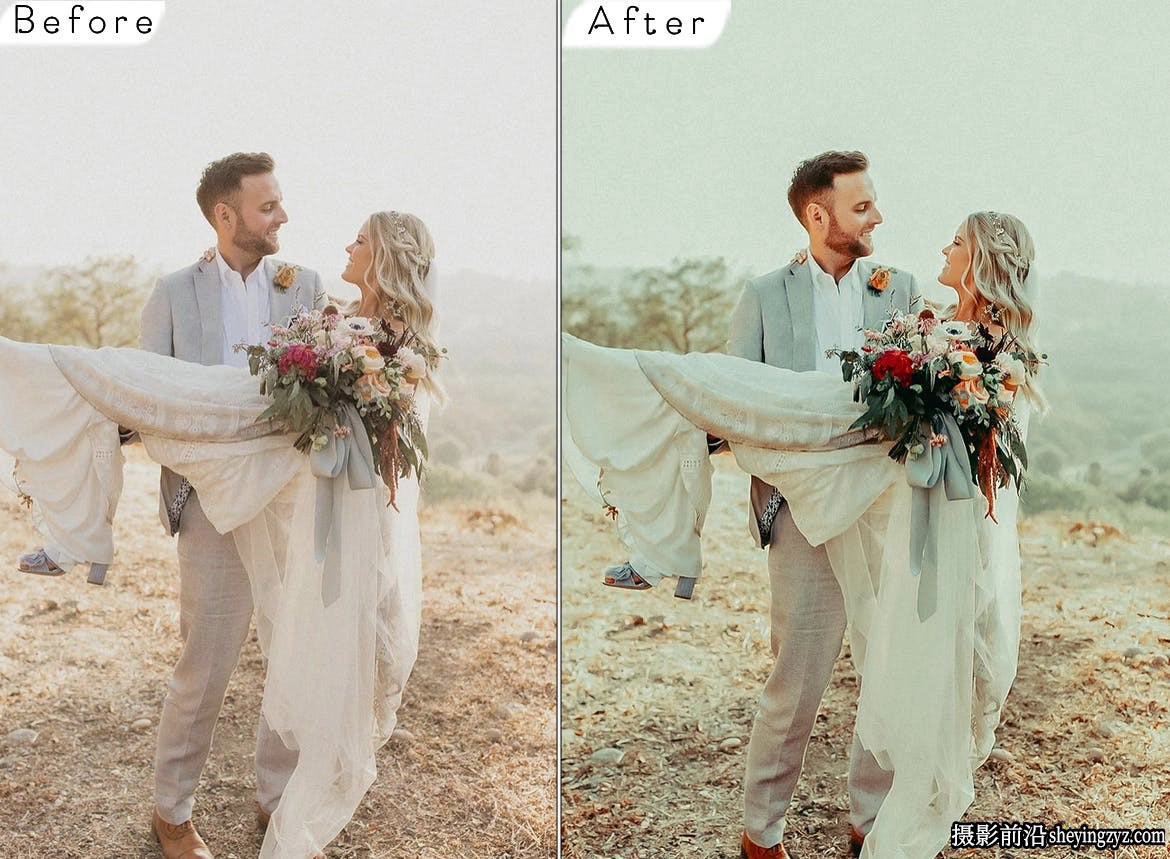 复古胶片婚礼人像LR预设及手机lr预设 Wedding Lightroom Presets