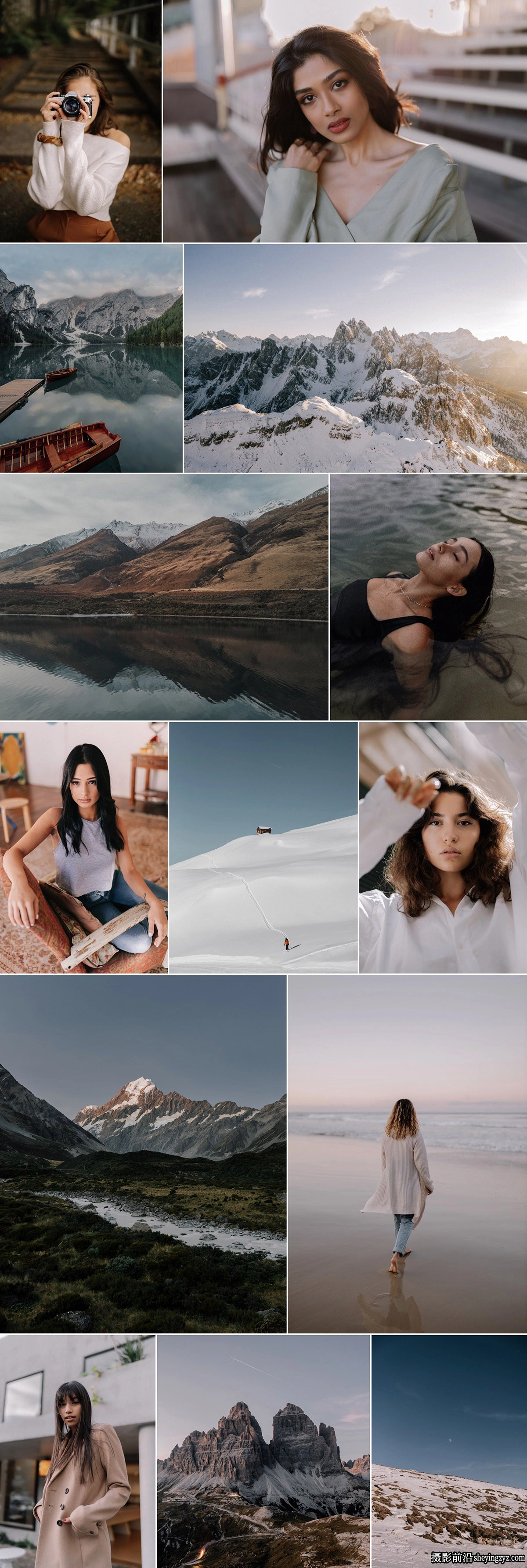 去饱和干净唯美人像LR预设及手机lr预设 BURLEIGH LIGHTROOM PRESETS