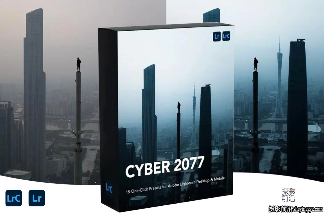 科技感城市电影风光LR预设及手机lr预设 Urbexmode -CYBER 2077 PACK