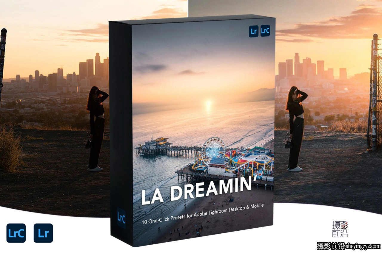 城市建筑旅拍电影风光LR预设及手机版lr预设 Urbexmode -LA Dreamin
