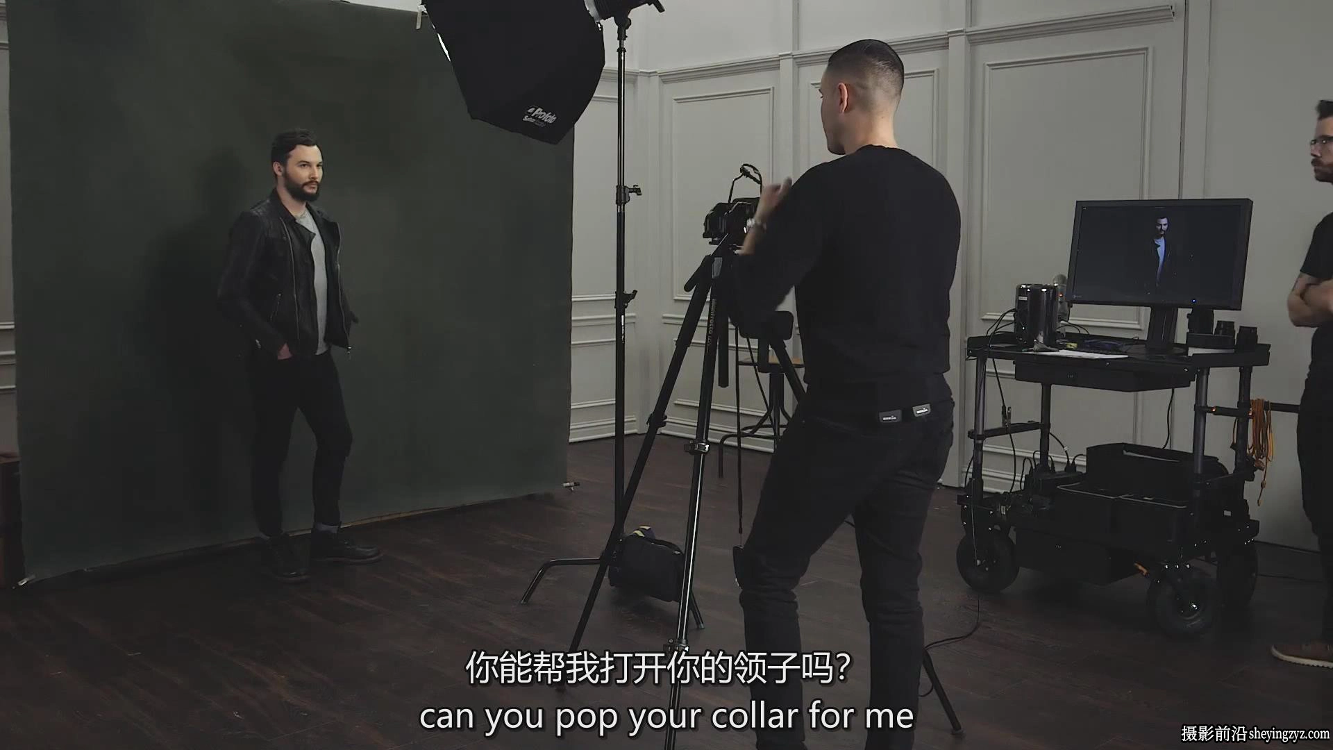 PROEDU-Jeff Rojas-男性肖像摄影布光摆姿构图教程及修饰-中英字幕