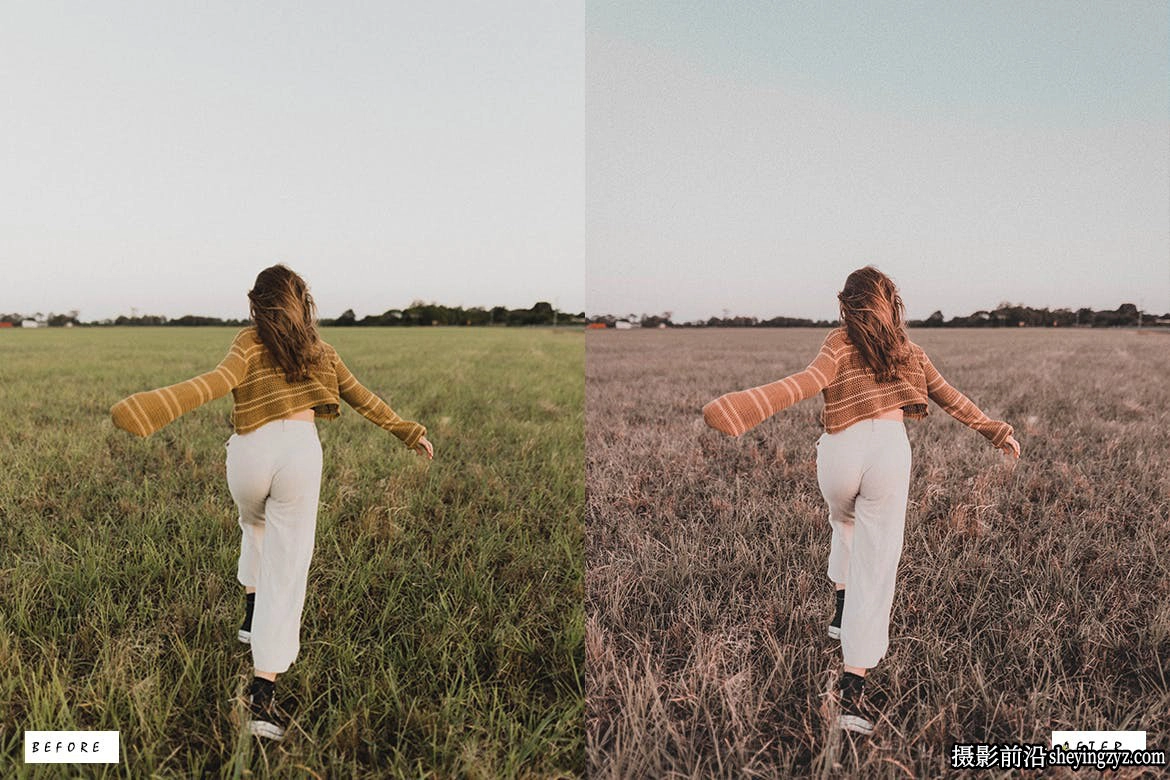 至尊橙色电影胶片人像LR预设ACR调色预设 Orange Lightroom Presets