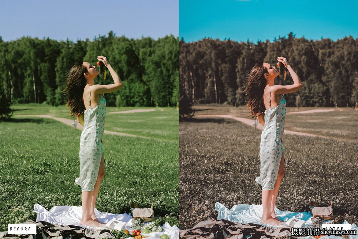 至尊橙色电影胶片人像LR预设ACR调色预设 Orange Lightroom Presets
