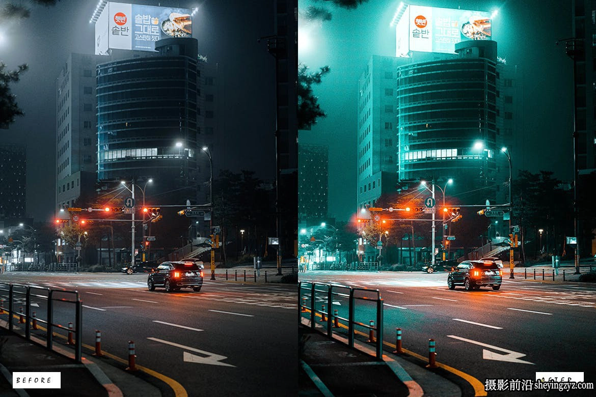 霓虹灯城市夜景人像LR预设ACR调色预设Real Neon Lightroom Presets