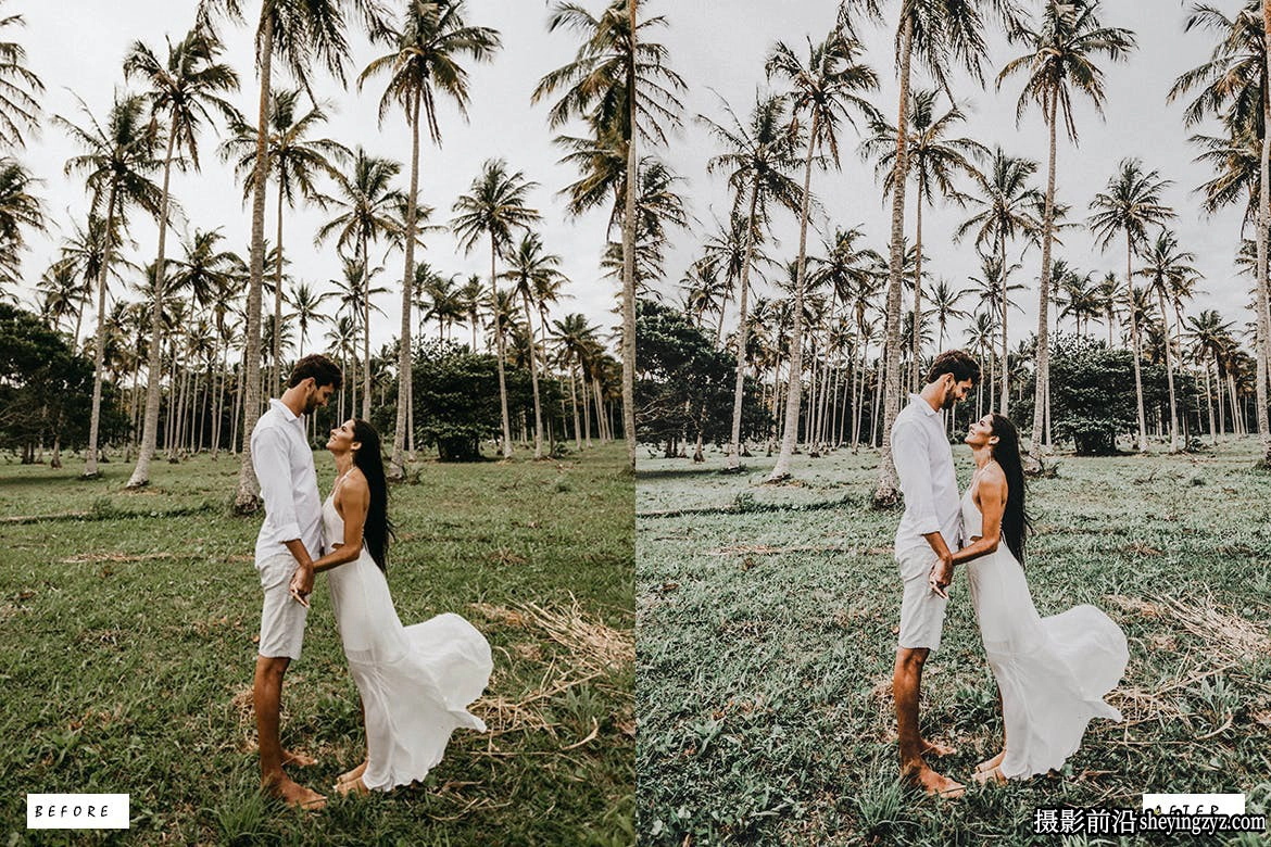 明亮通透婚礼人像LR预设ACR预设Bright and Airy Lightroom presets