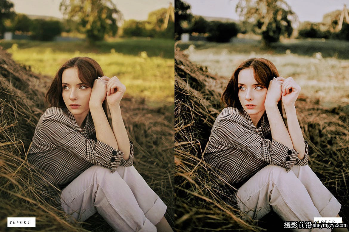 喜怒无常电影人像LR预设ACR调色预设 Warm Moody Lightroom Presets