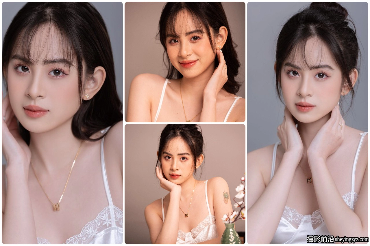 棚拍美女写真人像摄影RAW格式原图,后期修图练习RAW素材