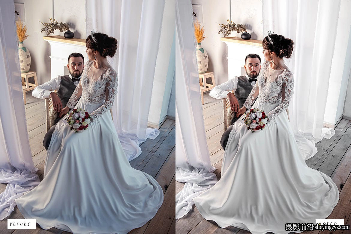 高级复古婚礼调色LR预设ACR调色预设 Wedding Lightroom Presets