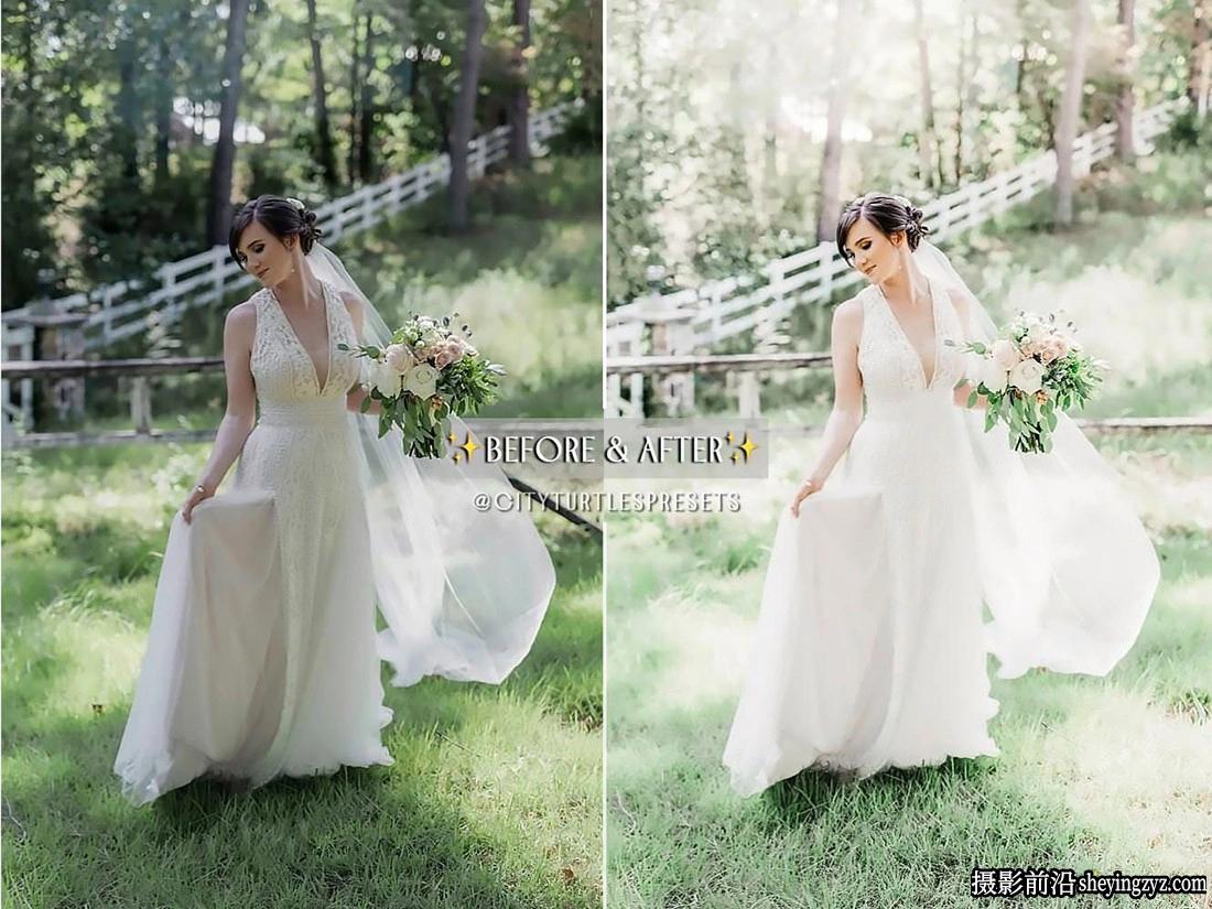 通透艺术婚礼lr预设ACR预设 Light Airy Wedding Lightroom Presets