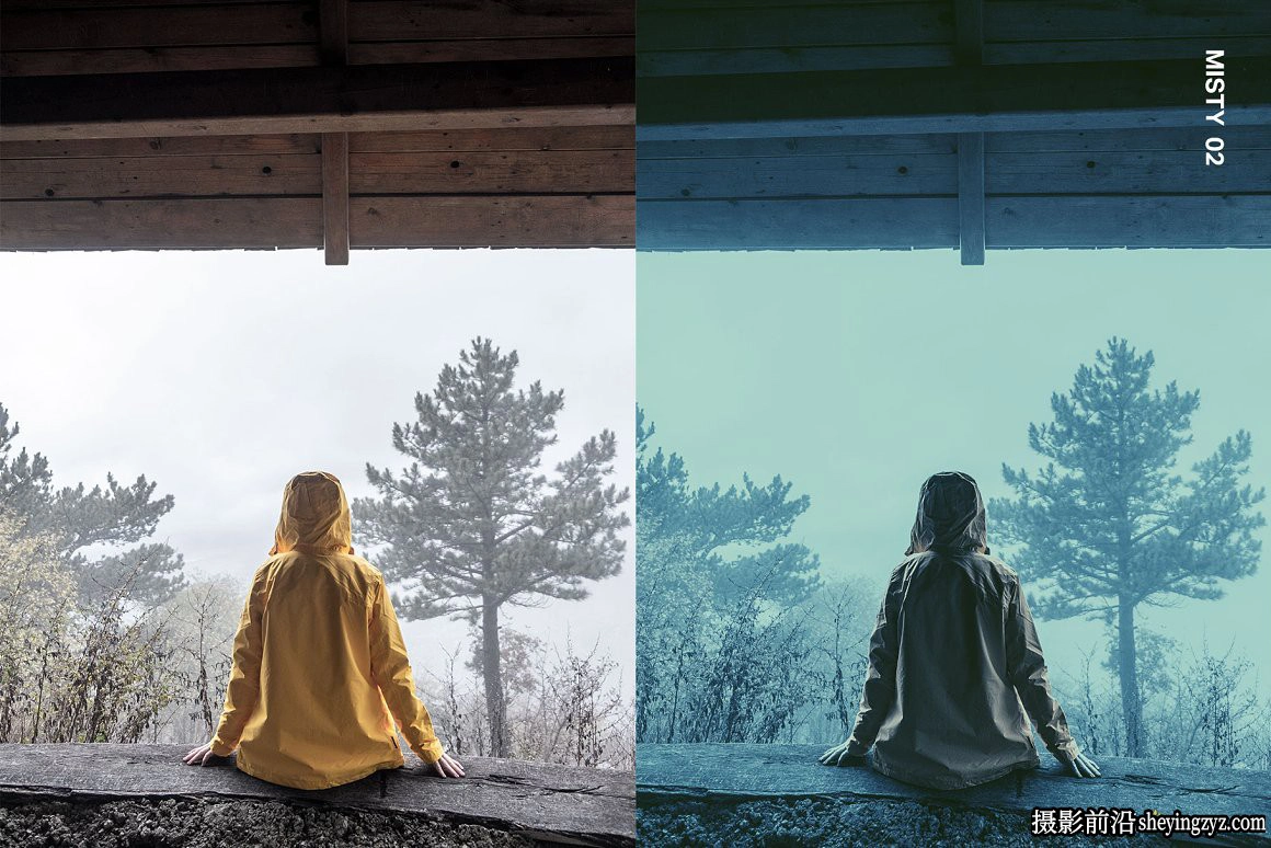 AI自适应旅拍忧郁电影人像AI人工智能LR预设手机LR预设电影LUT预设