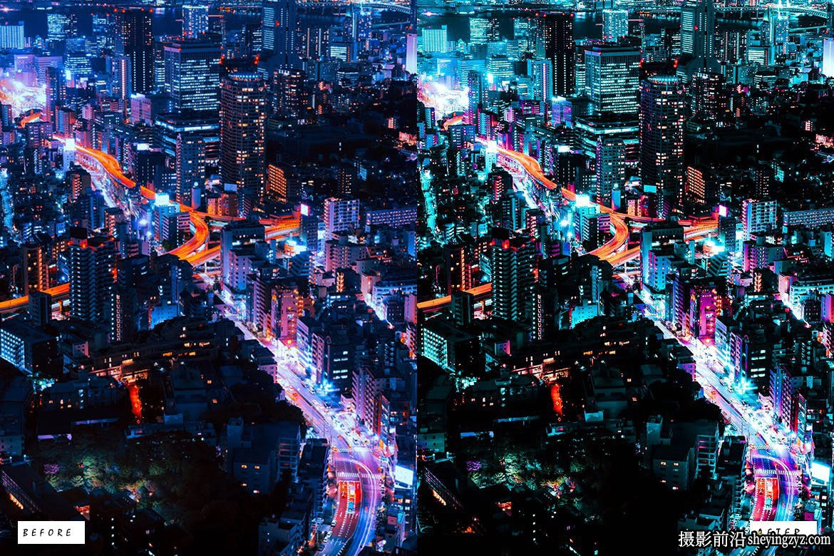 城市夜景霓虹灯人像LR预设ACR预设 Shiny Night Lightroom Presets