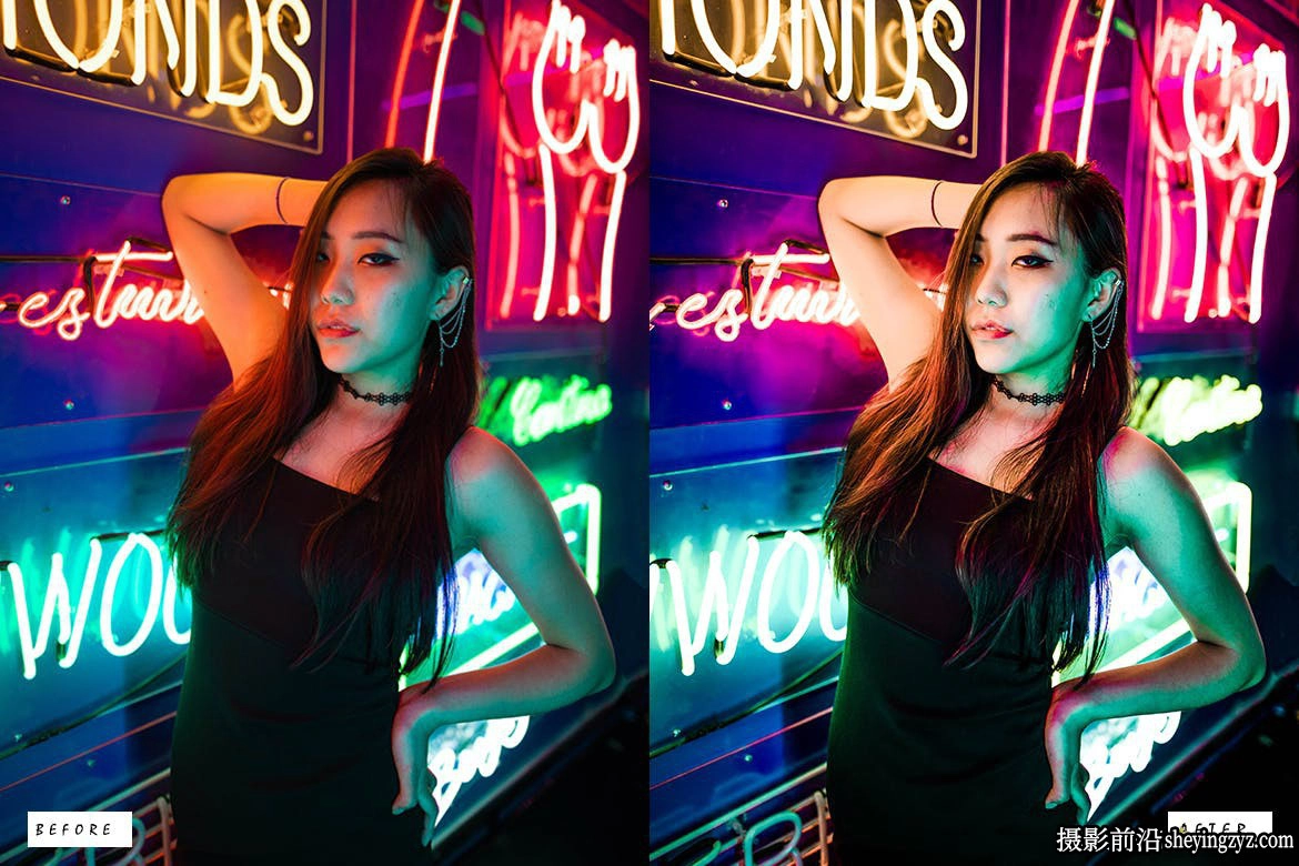 城市夜景霓虹灯人像LR预设ACR预设 Shiny Night Lightroom Presets