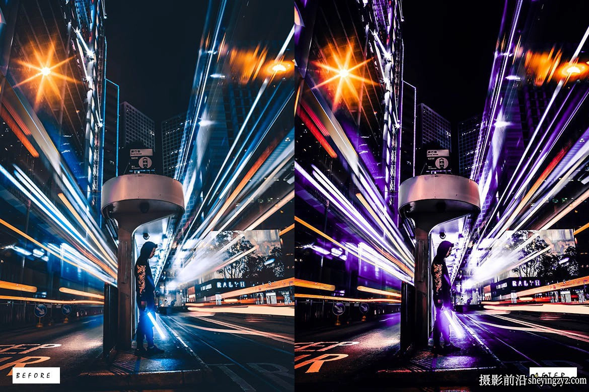 城市夜景霓虹灯人像LR预设ACR预设 Shiny Night Lightroom Presets