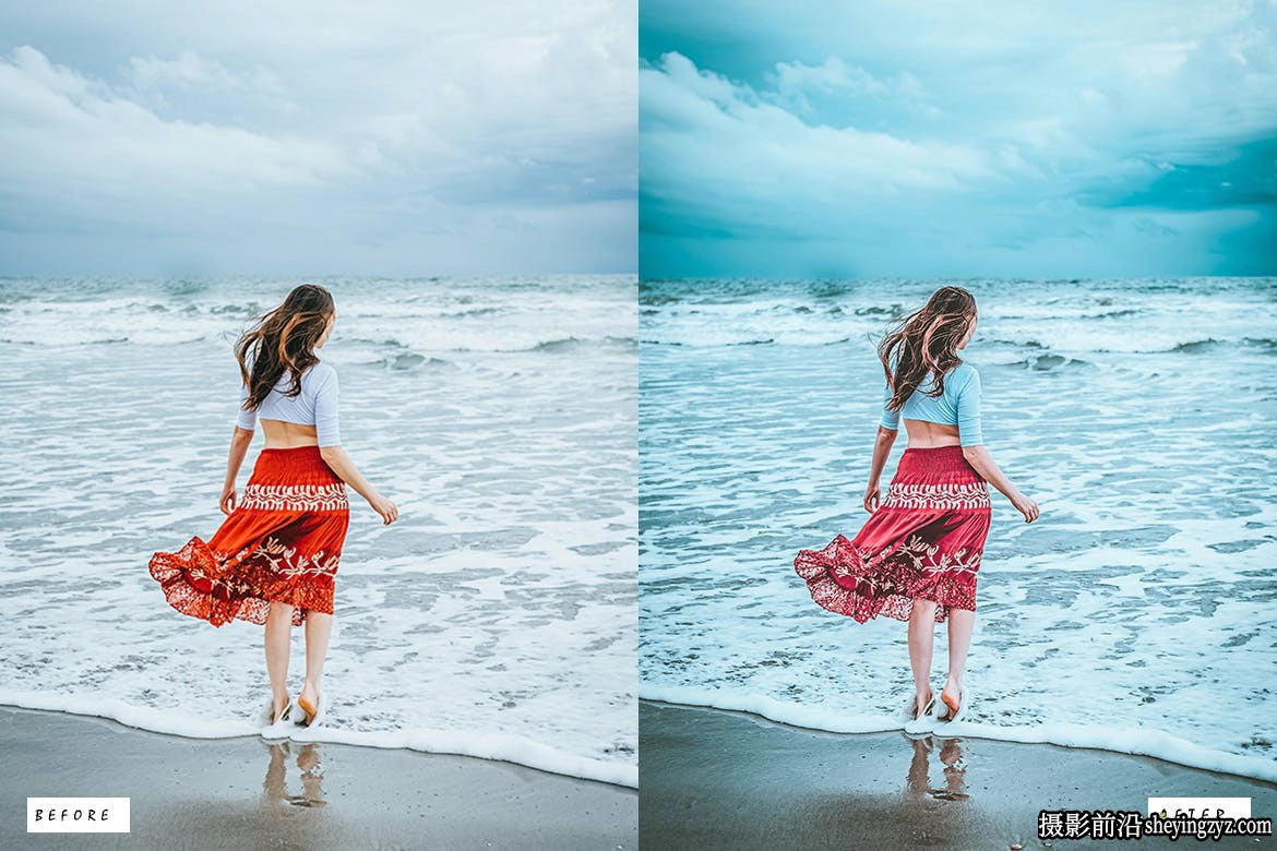 时尚人像摄影调色LR预设ACR预设 Fashion Beach Lightroom Presets