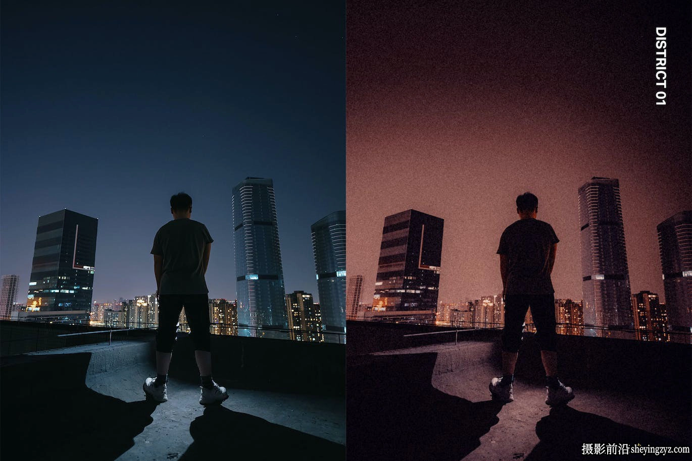 AI自适应夜间电影大片调色AI人工智能LR预设手机LR预设及电影LUT预设