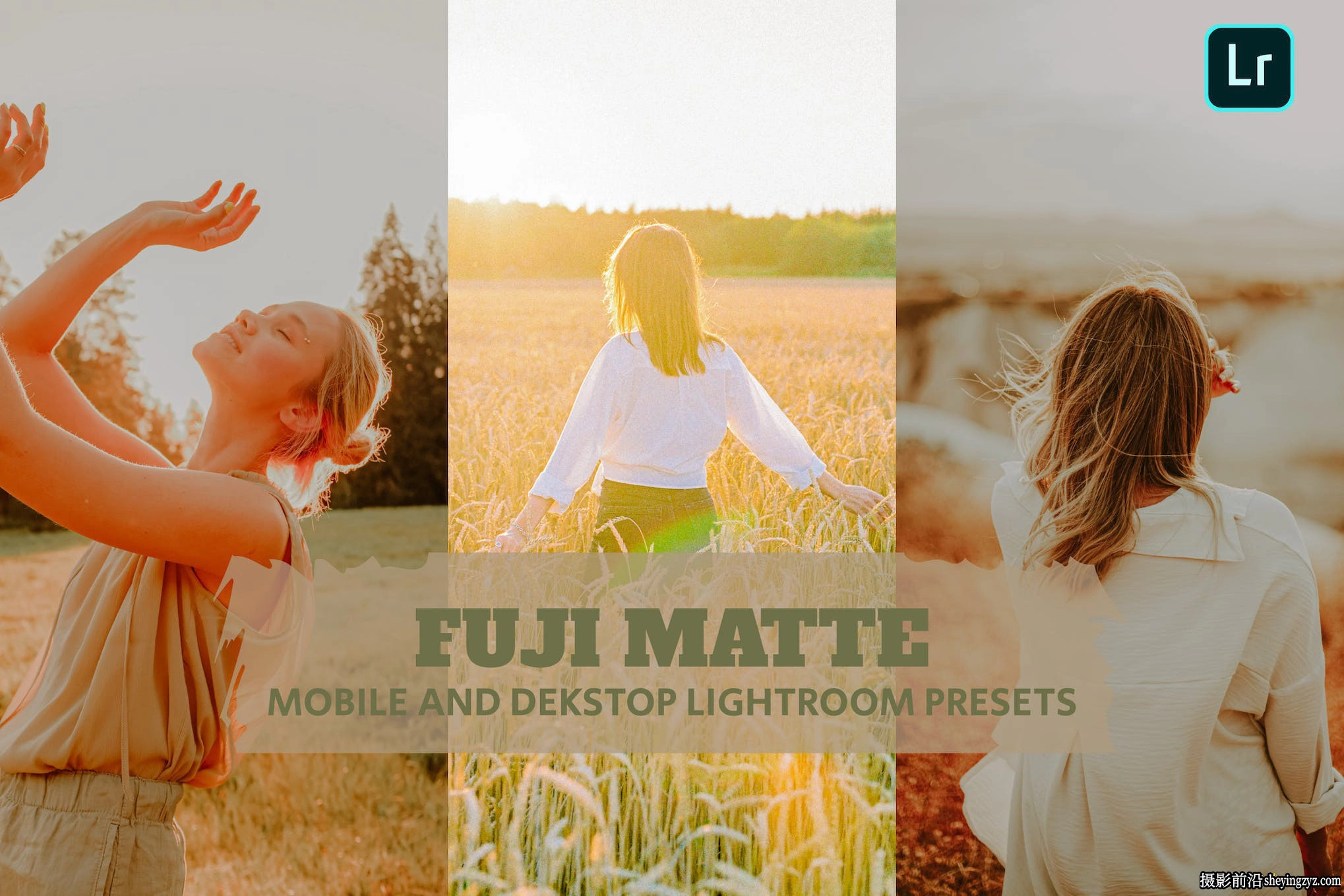 富士胶片人像调色LR预设手机LR预设 Fuji Matte Lightroom Presets