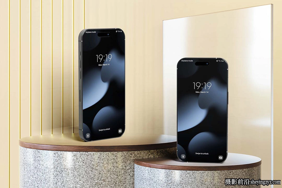 iPhone15Pro手机样机,手机样机模型